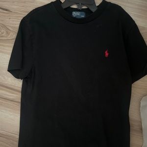 Kids black polo